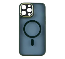 Чохол TPU+PC+Metal Calais with MagSafe для iPhone 14 Pro Колір Green 2020000405856