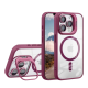 Чохол TPU+PC+Metal Stand Case with MagSafe and Camera Lenses для iPhone 15 Pro Max Колір Plum 2020000407393