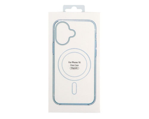 Чохол TPU Clear Case with Magsafe для iPhone 16 Колір Прозорий 2020000412632