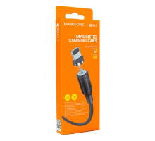 Кабель USB Borofone BX41 Amiable magnetic Lightning М'ята упаковка Колір Чорний 2020000422266