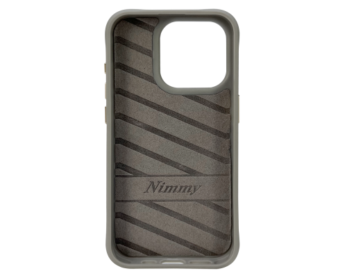 Чохол TPU+PC Nimmy 3D with Metal Buttons для iPhone 16 Pro Колір Dog Black 6971080319402