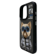 Чохол TPU+PC Nimmy 3D with Metal Buttons для iPhone 16 Pro Колір Dog Black 6971080319402