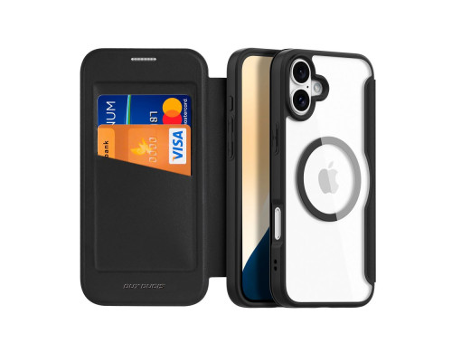 Чохол-книжка Dux Ducis Skin X Pro with MagSafe для iPhone 16 Plus Колір Pure Black 6934913004456 ma35414_3346208
