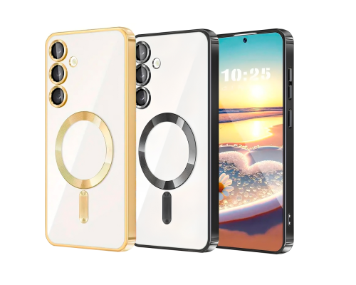 Чехол TPU Metallic Full Camera with Magsafe для Samsung Galaxy S25 5G (S931) Колір Green 2020000463962 ma36476_3608365