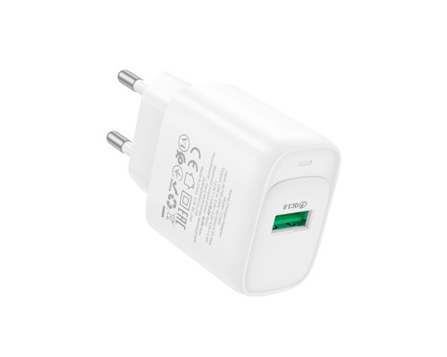 Мережевий Зарядний Пристрій Hoco C140A 1USB QC 18W Колір Бiлий 6942007627795 ma36294_3607261