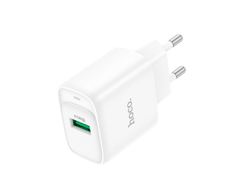 Мережевий Зарядний Пристрій Hoco C140A 1USB QC 18W Колір Бiлий 6942007627795 ma36294_3607261