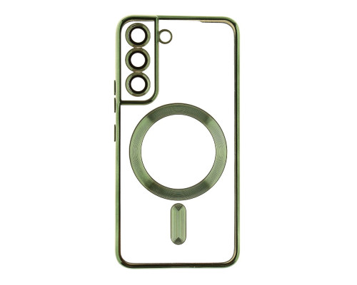 Чохол TPU Metallic Full Camera with Magsafe для Samsung Galaxy S21 FE (G990) М'ята упаковка Колір Gold 2020000431114