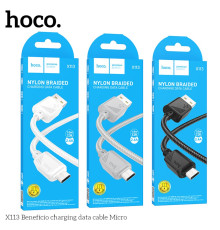 Кабель USB Hoco X113 Micro 2.4A Колір Чорний 6942007646147 ma36778_3609183
