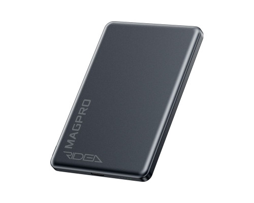 Мобільна Батарея Ridea RP-M5 MAGPRO QC/PD 20W, QI 15W with Magnetic 5000mAh Колір Титан 6902013395460