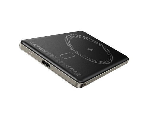 Мобільна Батарея Ridea RP-M5 MAGPRO QC/PD 20W, QI 15W with Magnetic 5000mAh Колір Титан 6902013395460
