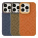 Чохол Kajsa Briquette Collection Rhombus для iPhone 14 Pro Колір Brown 4894505118836