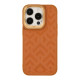 Чохол Kajsa Briquette Collection Rhombus для iPhone 14 Pro Колір Brown 4894505118836