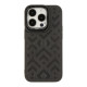 Чохол Kajsa Briquette Collection Rhombus для iPhone 14 Pro Колір Brown 4894505118836