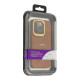 Чохол Kajsa Briquette Collection Rhombus для iPhone 14 Pro Колір Brown 4894505118836