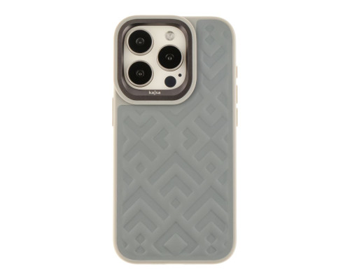 Чохол Kajsa Briquette Collection Rhombus для iPhone 15 Pro Колір Brown 4894505156852