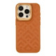 Чохол Kajsa Briquette Collection Rhombus для iPhone 15 Pro Колір Brown 4894505156852