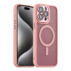 Чохол TPU+PC Magnetic Matte Camera Lens with Magsafe для iPhone 14 Pro Max Колір Pink 2020000437734