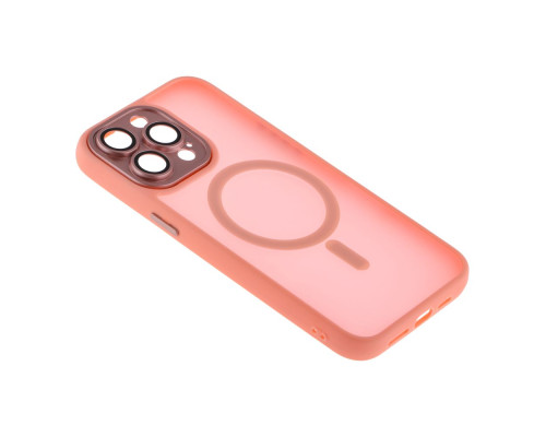 Чохол TPU+PC Magnetic Matte Camera Lens with Magsafe для iPhone 14 Pro Max Колір Pink 2020000437734