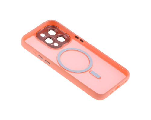 Чохол TPU+PC Magnetic Matte Camera Lens with Magsafe для iPhone 14 Pro Max Колір Pink 2020000437734