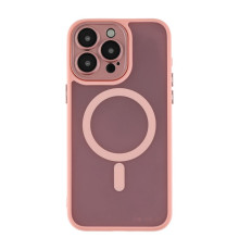 Чохол TPU+PC Magnetic Matte Camera Lens with Magsafe для iPhone 14 Pro Max Колір Pink 2020000437734