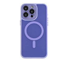 Чохол TPU+PC Magnetic Matte Camera Lens with Magsafe для iPhone 14 Pro Колір Elegant purple 2020000437819