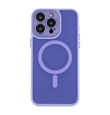 Чохол TPU+PC Magnetic Matte Camera Lens with Magsafe для iPhone 14 Pro Колір Elegant purple 2020000437819