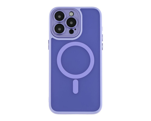 Чохол TPU+PC Magnetic Matte Camera Lens with Magsafe для iPhone 14 Pro Колір Elegant purple 2020000437819