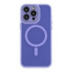 Чохол TPU+PC Magnetic Matte Camera Lens with Magsafe для iPhone 14 Pro Колір Elegant purple 2020000437819