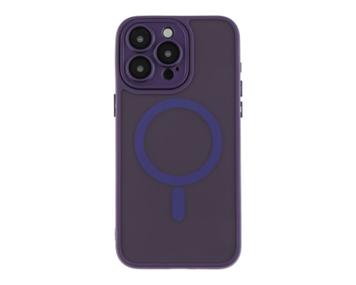 Чохол TPU+PC Magnetic Matte Camera Lens with Magsafe для iPhone 14 Pro Колір Elegant purple 2020000437819