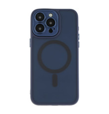 Чохол TPU+PC Magnetic Matte Camera Lens with Magsafe для iPhone 15 Pro Колір Dark Blue 2020000437642