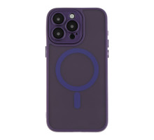 Чохол TPU+PC Magnetic Matte Camera Lens with Magsafe для iPhone 15 Pro Max Колір Elegant purple 2020000437529