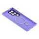 Чохол TPU+PC Magnetic Matte Camera Lens with Magsafe для Samsung S24+ 5G (S926) Колір Dark Blue 2020000437222