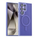 Чохол TPU+PC Magnetic Matte Camera Lens with Magsafe для Samsung S24 FE 5G (S721) Колір Purple 2020000437307