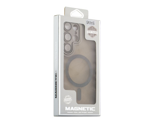 Чохол TPU+PC Magnetic Matte Camera Lens with Magsafe для Samsung S23+ 5G (S916) Колір Grey 2020000437390