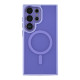 Чохол TPU+PC Magnetic Matte Camera Lens with Magsafe для Samsung S24 FE 5G (S721) Колір Purple 2020000437307