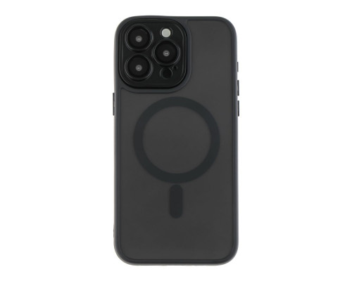 Чохол TPU+PC Magnetic Matte Camera Lens with Magsafe для iPhone 14 Колір Black 2020000437932