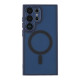 Чохол TPU+PC Magnetic Matte Camera Lens with Magsafe для Samsung S24+ 5G (S926) Колір Dark Blue 2020000437222