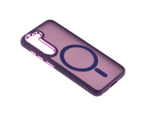 Чохол TPU+PC Space Magnetic Color with Magsafe для Samsung Galaxy S23 5G (S911) Колір Dark Purple 2020000437109 ma35375_3345904
