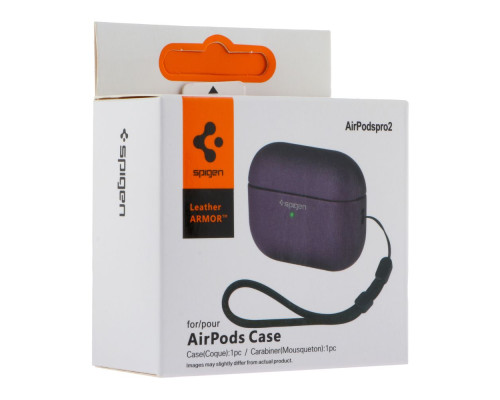 Футляр TPU Spigen Leather Armor для Airpods 1/2 Колір Black 2020000438885 ma35259_3345589