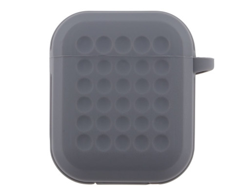 Футляр Silicone Fashion Case with Hook для Airpods 1/2 Колір Navy blue 2020000441816 ma35263_3345611