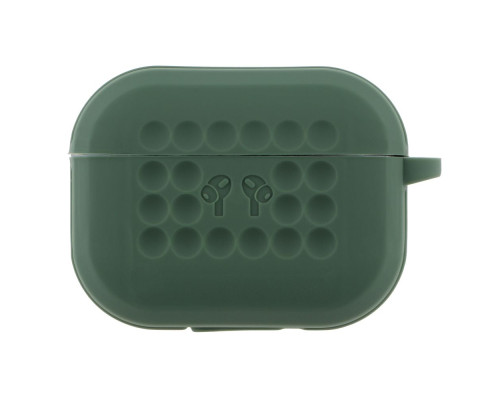 Футляр Silicone Fashion Case with Hook для Airpods Pro Колір Dark Green 2020000441779 ma35265_3345621