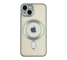 Чохол TPU Metallic Chrome Full Camera with Magsafe для iPhone 16 Chrome Green ma36189_3606932 2020000451334