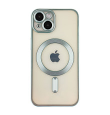 Чохол TPU Metallic Chrome Full Camera with Magsafe для iPhone 16 Колір Chrome Green 2020000451334 ma36189_3606932