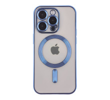 Чохол TPU Metallic Full Camera with Magsafe для iPhone 16 Pro Blue ma36187_3606909 2020000457374
