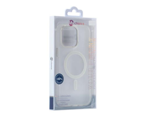 Чохол TPU+PC Goldencis Matte with MagSafe для iPhone 16 Pro Колір White 2020000444763 ma34879_3343981