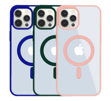 Чохол NEW TPU Color with Magsafe для iPhone 12 Pro Max Pink ma36458_3608289 2020000464471
