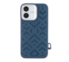 Чохол Kajsa Briquette Collection Rhombus with MagSafe для iPhone 16 Blue ma36171_3606851 2020000457992