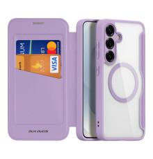 Чохол-книжка Dux Ducis Skin X Pro with MagSafe для Samsung Galaxy S25 5G (S931) Колір Purple Pink 2020000466246 ma36794_3609217