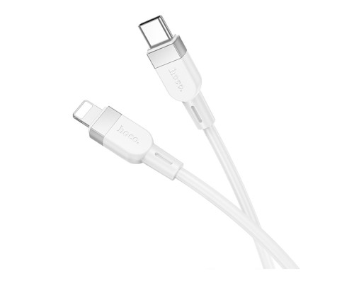 Кабель Hoco X109 Silicone Type-C to Lightning PD27W Колір Бiлий 6942007636193 ma35917_3605819