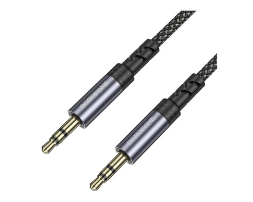 Кабель Aux Borofone BL24 Колір Сiрий 6941991118968 ma36879_3609465